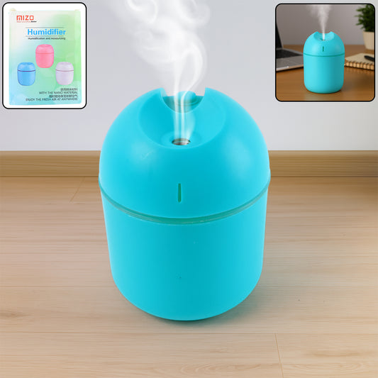 Blue Usb Mini Air Humidifier For Home Office (1 Pc)