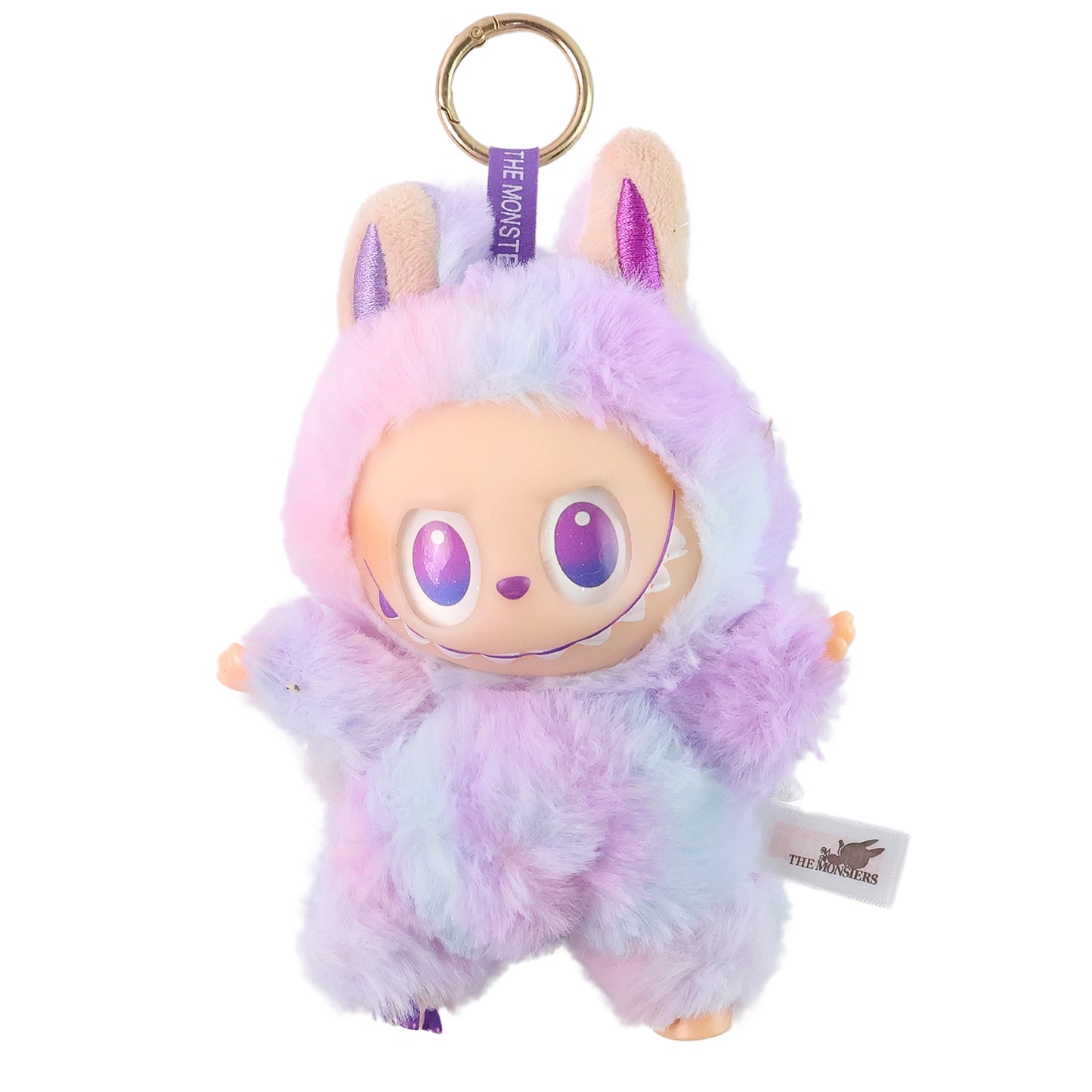 Light Purple Rare Labubu Keychain With Hook Colorful Light Purple (1 Pc)